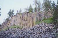 Devils Postpile near Reds Meadow